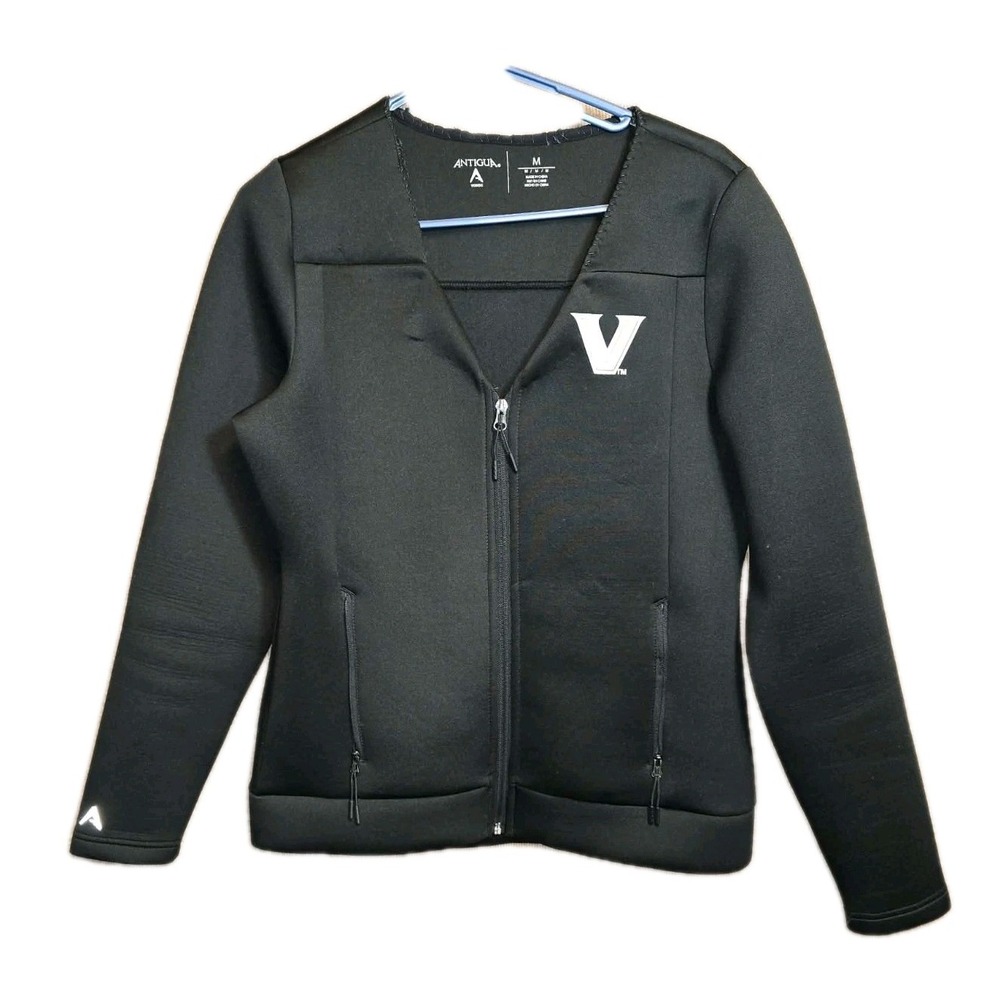 Antigua Womens Vanderbilt Commodores Zip Jacket‎ EUC Black Size M ⚡️Collegiate